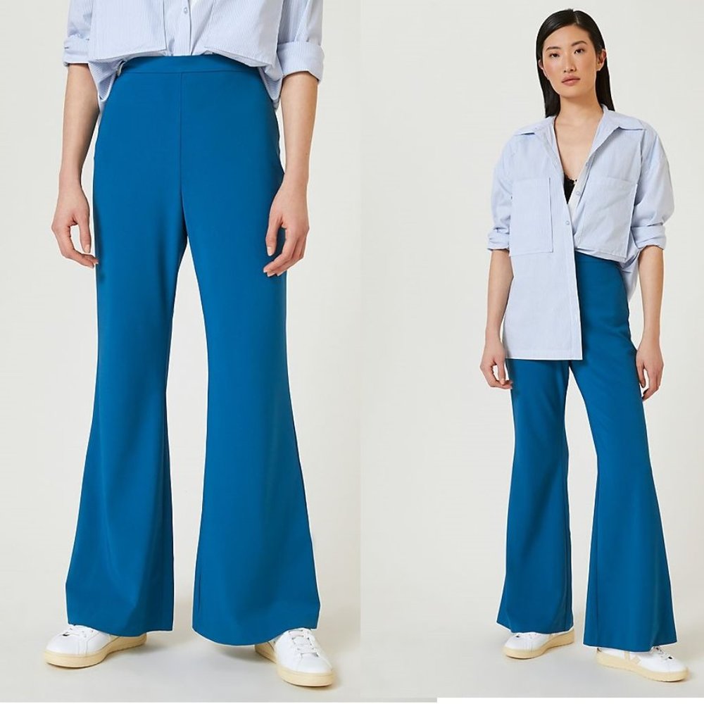 Anthropologie Hutch Stretch Crepe Flair Pants